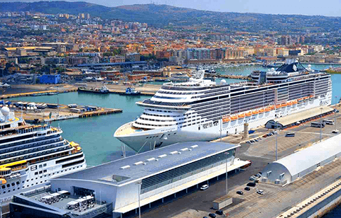 Civitavecchia Port of Rome, Italy