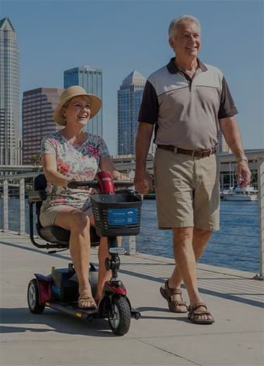 A Women on a Wheelchair in Tampa